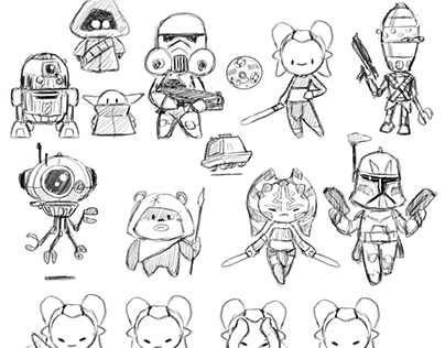 Star Wars Chibi Doodles