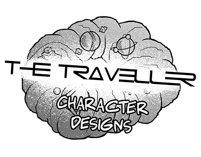 The Traveller: Character Design inks