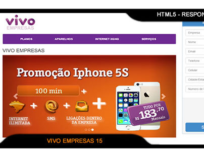 Website Responsivo Vivo Empresas 15