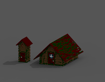 abandoned houses(Voxel)