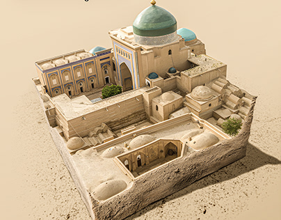The ancient city of Khiva - Microworld