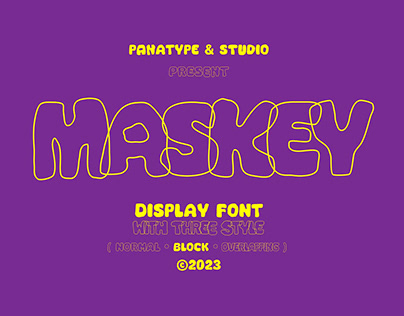 MASKEY Display Font