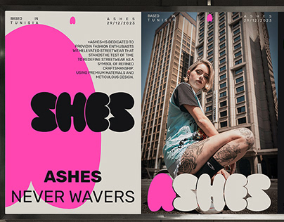 ASHES Brand developpement / visual identity