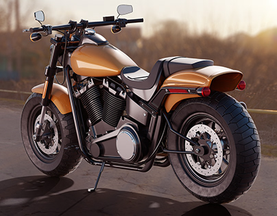CGI Harley Davidson Fat Bob 2020