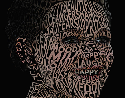 Typography Portrait - Kristen Stewart