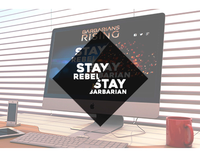 Stay Rebel, Stay Barbarian - Landing Page