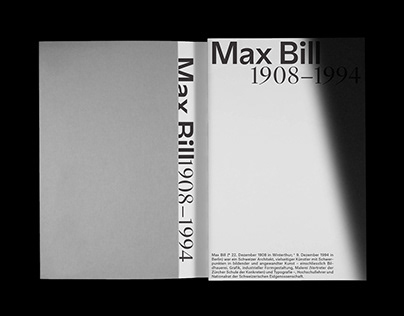 Max Bill (1908–1994) – Editorial