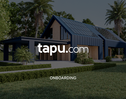 Tapu.com Onboarding Design