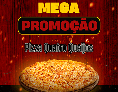 Anúncio De Promoção de Pizza