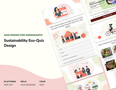 UIUX Design Project for Good4Earth