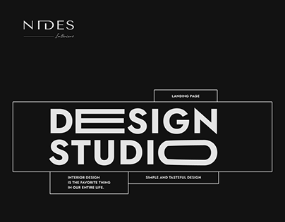 Landing page for design studio | Лендинг