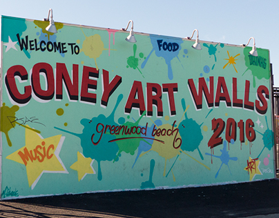 Coney Art Walls 2016 à Coney Island, Brooklyn, New York