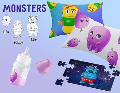 Monsters characters design
