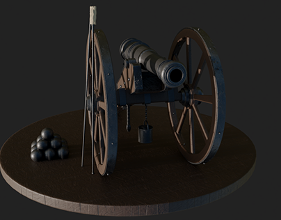 12 pounds Civil War cannon