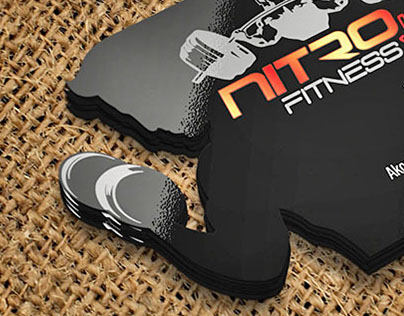 Nitrojen Fitness Business Card Design