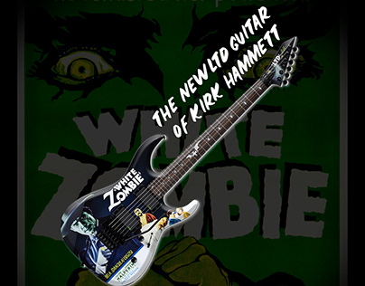 Poster White Zombie Guitar