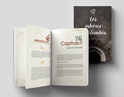 Creación de libro de café - Los sabores de Colombia