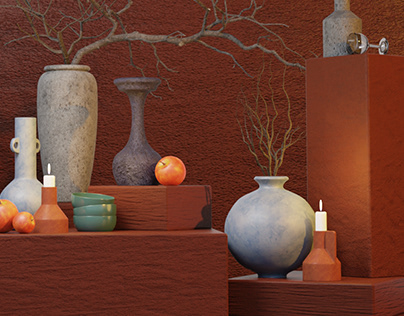 3D Composition for ceramics store