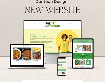 Website Design for Jamaican Cook