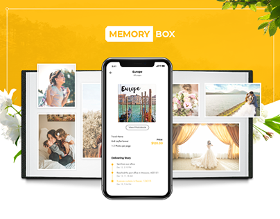 Memory Box - iOS app (UI/UX Design)