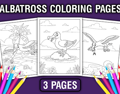 albatross coloring pages