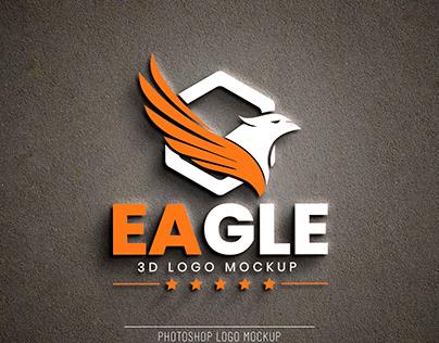 PSD logo mockup template free download