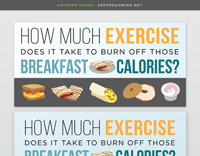 Breakfast Calories Infographic