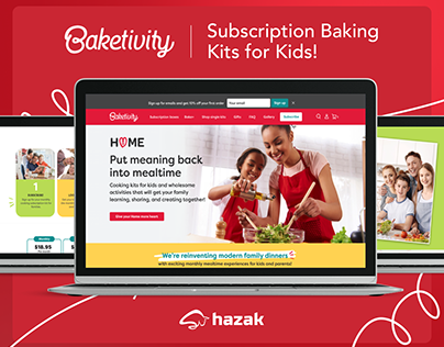 Subscription Baking Kits - UX/UI Design and Development