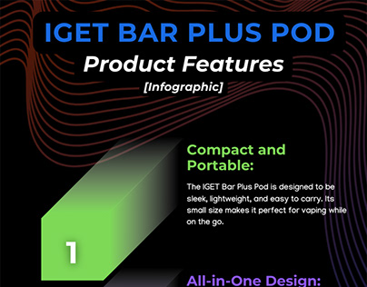 IGET Bar Plus Pod Product Features [Infographic]