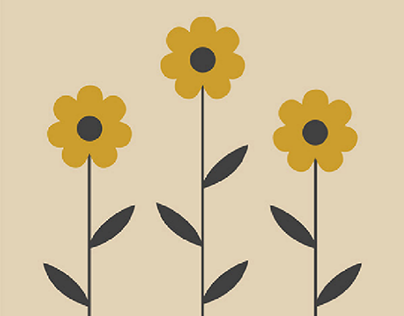 Flowers - Scandinavian style, minimalism