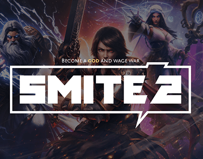 SMITE 2 CONCEPT WEBSITE DESIGN (HYPE FOR THE RELEASE)