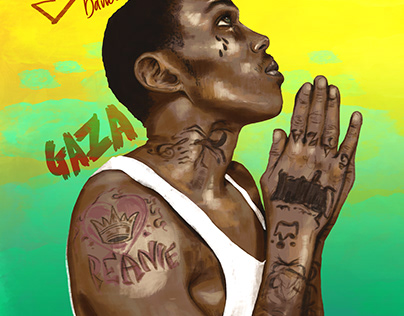 Graphic Paint of Reggae and Hiphop Artists
