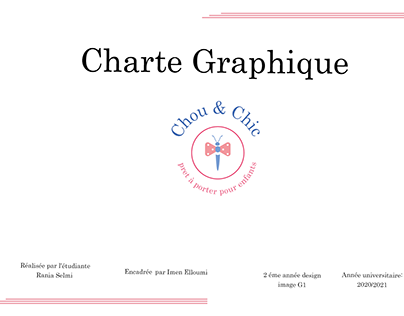 charte graphique du marque " CHOU & CHIC"