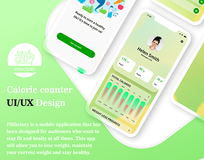 Calorie Counter App UI/UX by Khalid Saied ~ EpicPxls