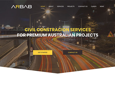 Arbab Landing Page