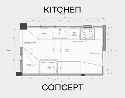 Kitchen concept | Working drawings