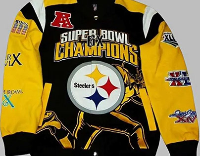 Super Bowl Champions 6X Pittsburgh Steelers Jacket