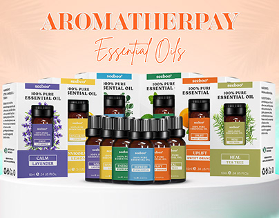 Aromatherpay Essential Oil | Packaging & Label Design
