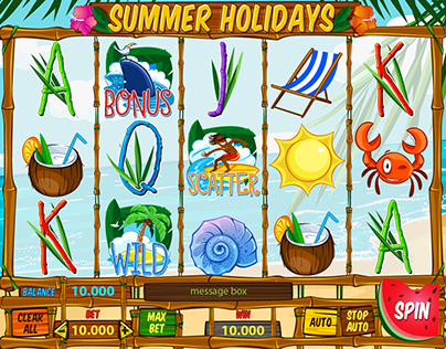 Online slot machine – “Summer Holidays”