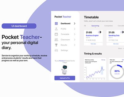 Pocket Teacher- Educational Dashboard