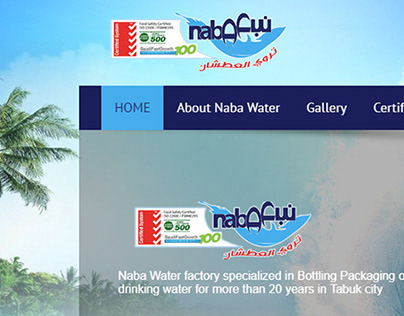 Naba Water website Project