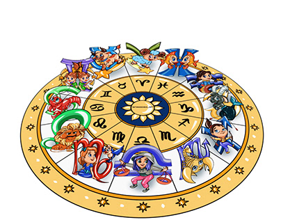 Cartoon horoscope