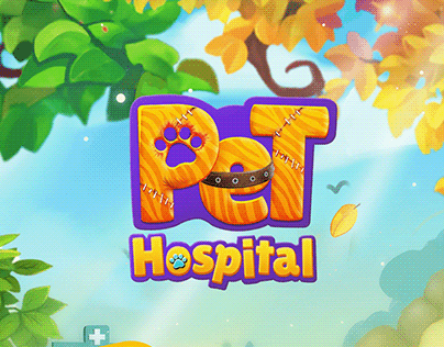 Pet Hospital Game-Gameplay Artwork & UI/UX