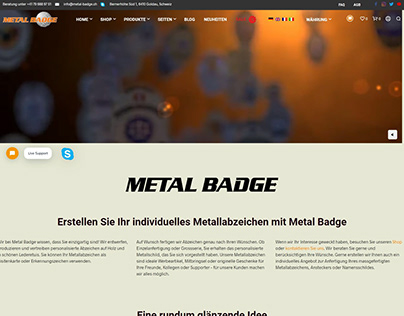 metal-badge shopkeeper business webstie