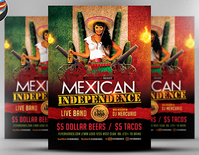 Mexican Independence Day Flyer Template