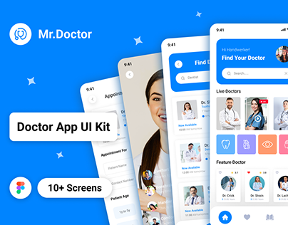Doctor Appointment & Medical App | UI/UX Design
