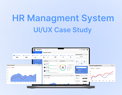 UX Case study (Dashboard Design for HR managers)