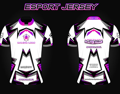 ESPORT Jersey Design Vector / Gaming Tshirt