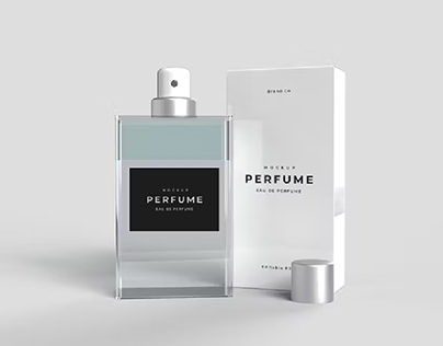 Parfume Cube Bottle & Box