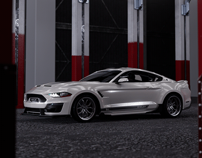 Project thumbnail - Ford Mustang coupe Shelby Super Snake concept 2018